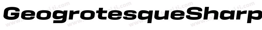 GeogrotesqueSharp-Bd字体转换