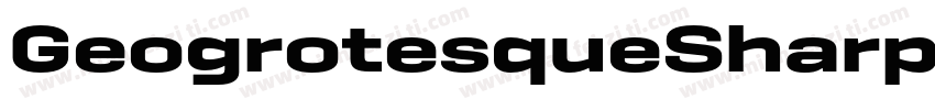GeogrotesqueSharp-Bd字体转换