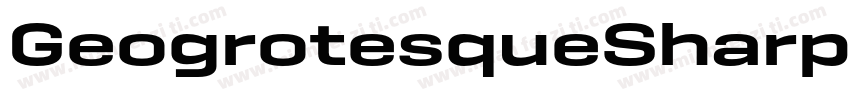 GeogrotesqueSharp-Bd字体转换