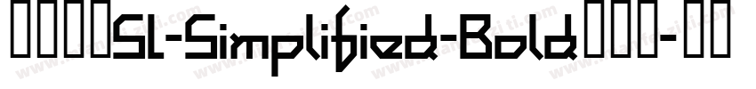 索尼兰亭SL-Simplified-Bold手机版字体转换