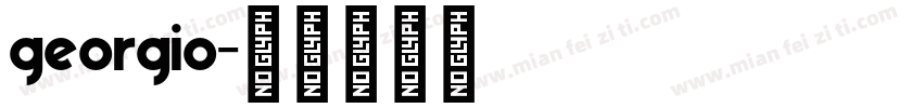 georgio字体转换