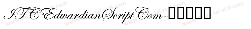 ITCEdwardianScriptCom字体转换