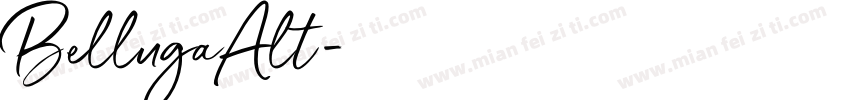 BellugaAlt字体转换