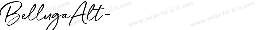 BellugaAlt字体转换