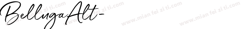 BellugaAlt字体转换