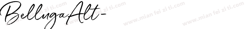 BellugaAlt字体转换