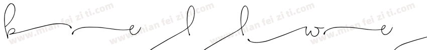 Bellwethers字体转换