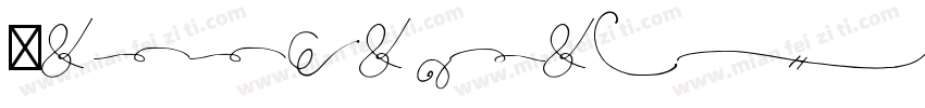 Bellwethers字体转换