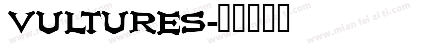 vultures字体转换