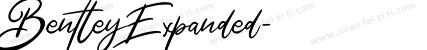 BentleyExpanded字体转换
