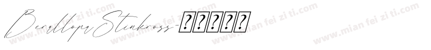 BerallopaStinkross字体转换