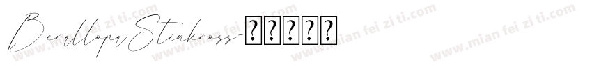 BerallopaStinkross字体转换