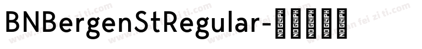 BNBergenStRegular字体转换