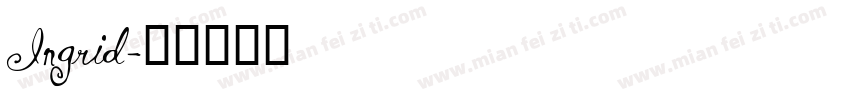 Ingrid字体转换