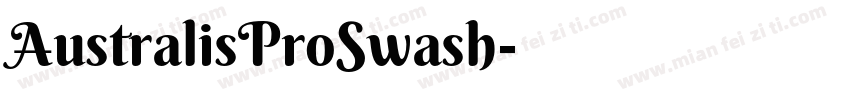 AustralisProSwash字体转换