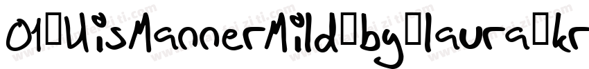 01_HisMannerMild_by_laura_kristen字体转换