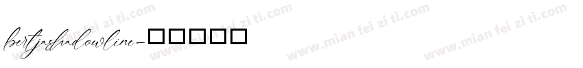 bertjashadowline字体转换
