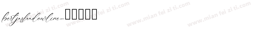 bertjashadowline字体转换