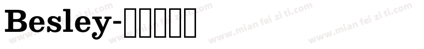 Besley字体转换