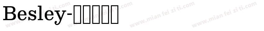 Besley字体转换