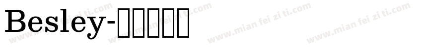 Besley字体转换