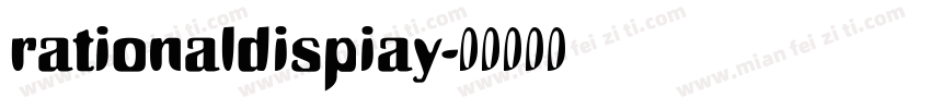 rationaldispiay字体转换