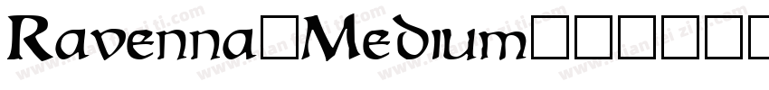 Ravenna-Medium字体转换