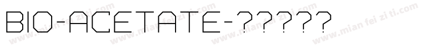 bio-acetate字体转换