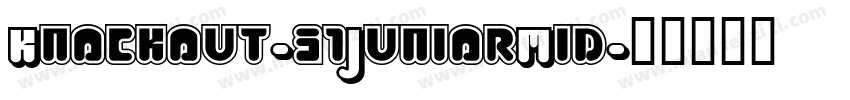 Knockout-31JuniorMid字体转换