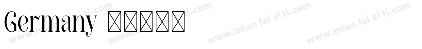 Germany字体转换