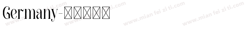 Germany字体转换