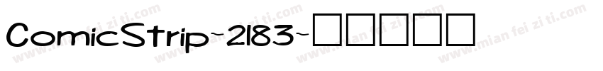 ComicStrip-2l83字体转换