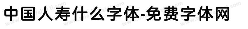 中国人寿什么字体字体转换