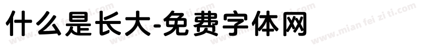 什么是长大字体转换