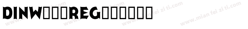 DINW10-Reg字体转换
