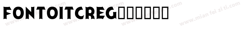 FontoITCReg字体转换