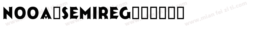 nooa-semireg字体转换