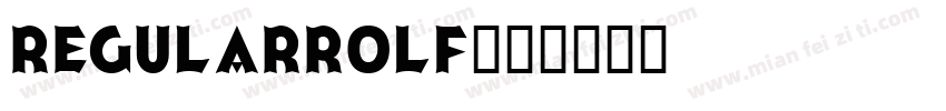 regularrolf字体转换
