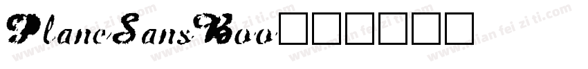 PlaneSansBoo字体转换