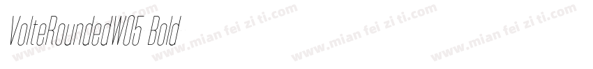 VolteRoundedW05-Bold字体转换