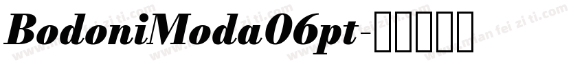 BodoniModa06pt字体转换