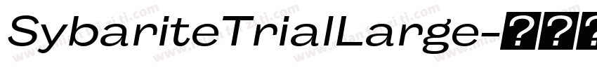 SybariteTrialLarge字体转换