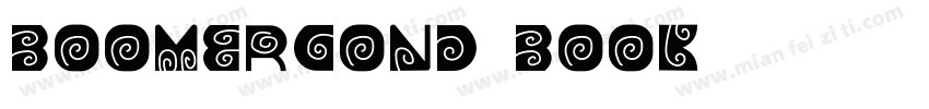 BoomerCond-Book字体转换
