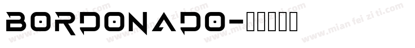 BORDONADO字体转换
