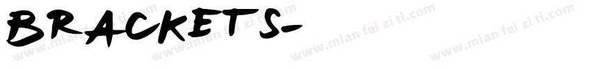 brackets字库字体转换