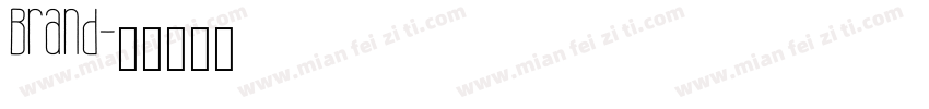 Brand字体转换