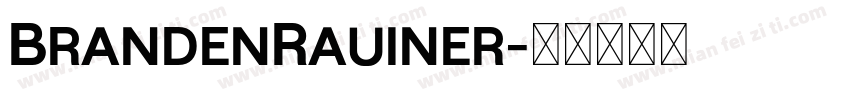 BrandenRauiner字体转换