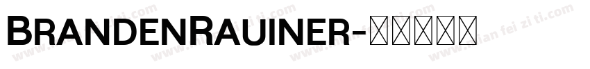 BrandenRauiner字体转换