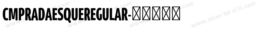 CMPRADAESQUEREGULAR字体转换