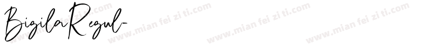 BigilaRegul字体转换